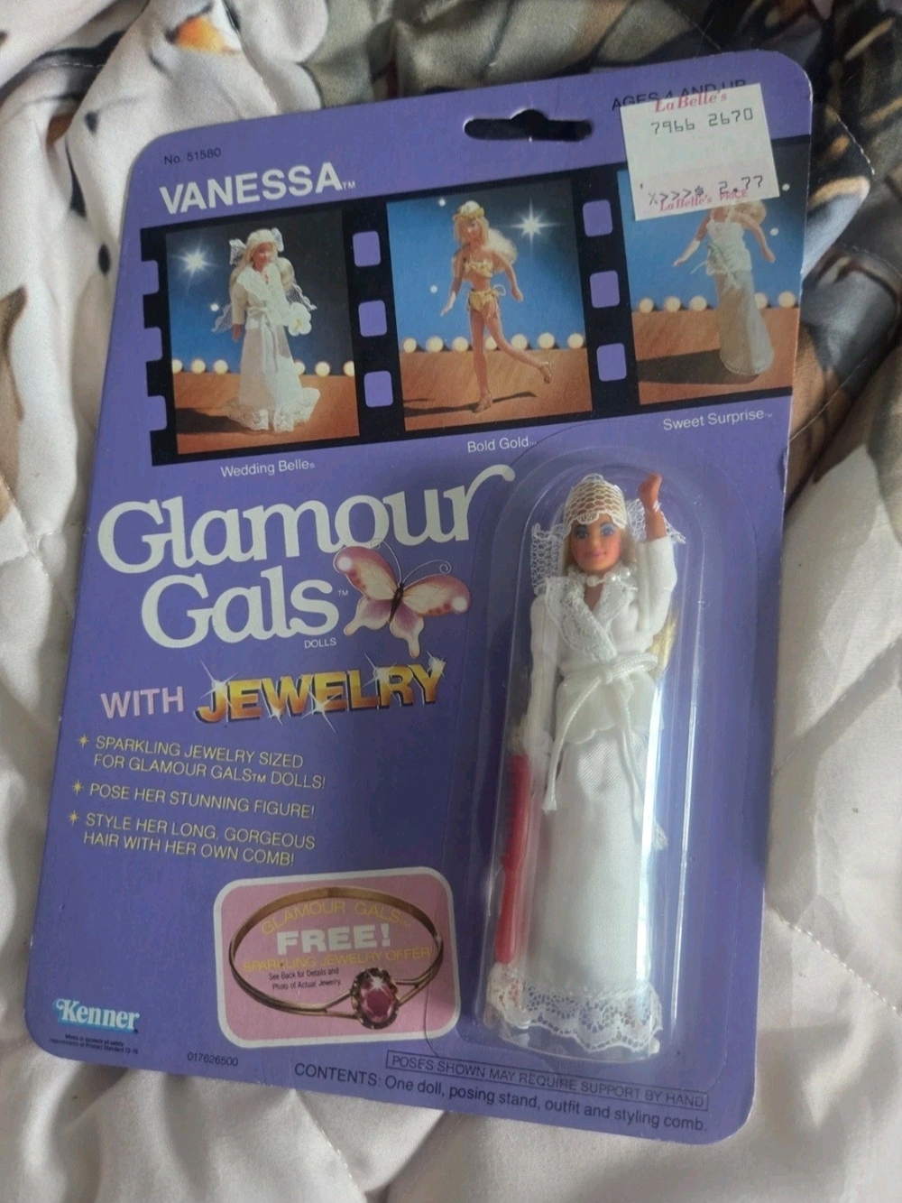 Glamour Gals Vanessa Wedding Belle New On Card.